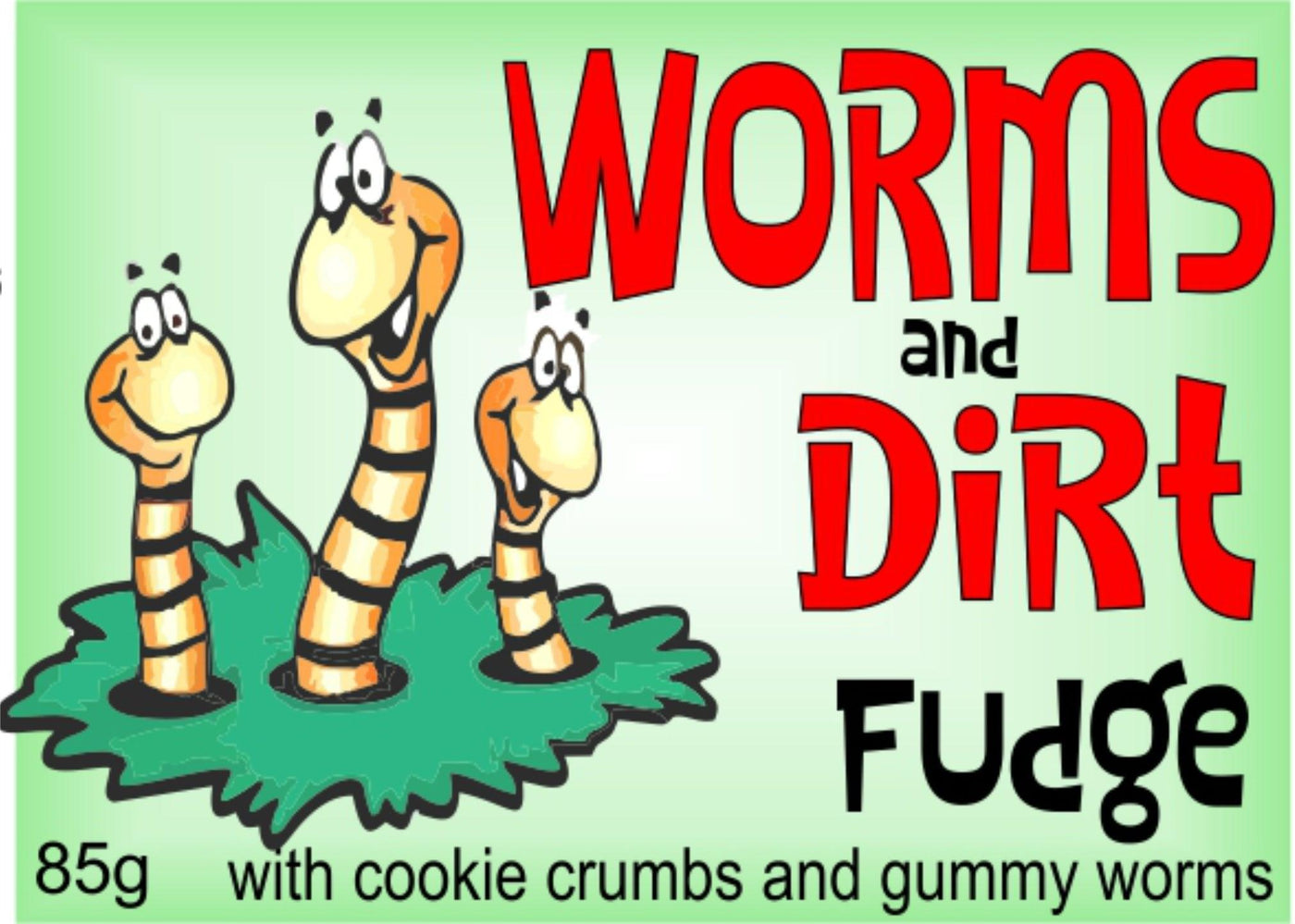 Worms & Dirt Fudge in a Jar with a Spoon - Ulla-La Boutique